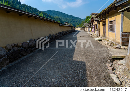 Fukui Prefecture Ichijodani Asakura ruins townscape and restored building Fukui Prefecture Ichijodani Asakura ruins townscape and restored building 58242947