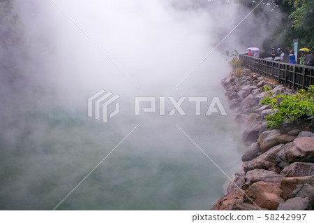Taipei City, Taiwan Beitou Hot Spring Geothermal Valley (Hell Valley) 58242997