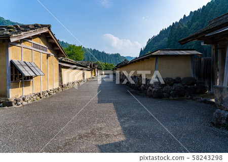 Fukui Prefecture Ichijodani Asakura ruins townscape and restored building Fukui Prefecture Ichijodani Asakura ruins townscape and restored building 58243298