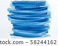 Watercolor background dark blue color. Texture 58244162