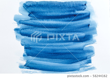 Watercolor background dark blue color. Texture Watercolor background dark blue color. Texture 58244162