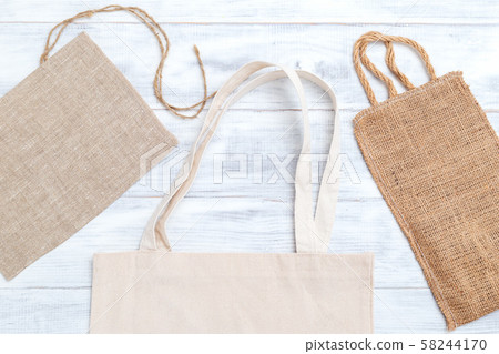 Zero waste. Organic fabric bag Zero waste. Organic fabric bag 58244170