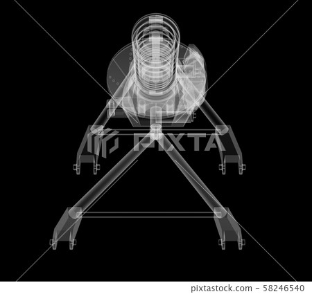 X-ray Car suspension and brake disk X-ray Car suspension and brake disk 58246540
