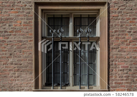 UK residential square window UK residential square window 58246578