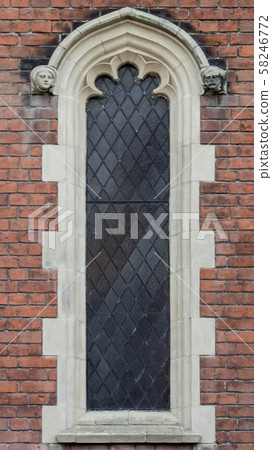 Britain, arch-shaped long narrow window Britain, arch-shaped long narrow window 58246772