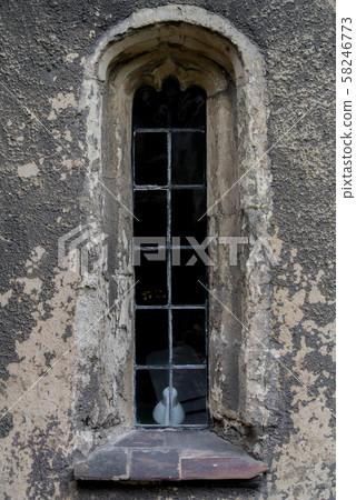 Britain, arch-shaped long narrow window Britain, arch-shaped long narrow window 58246773