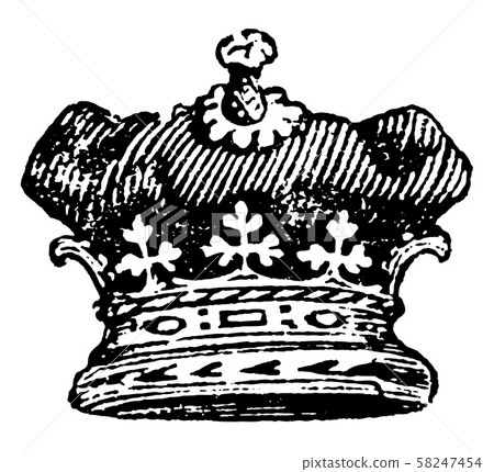Duke Coronet is worn by an emperor, vintage Duke Coronet is worn by an emperor, vintage 58247454