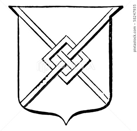 Saltire Fretted has a charge consisting of two 58247935