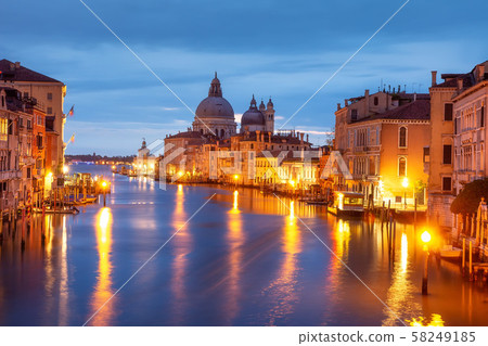 Grand Canal and Basilica Santa Maria della Salute, Grand Canal and Basilica Santa Maria della Salute, 58249185