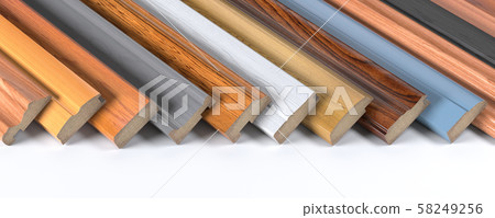 Set of wooden furniture CMD or MDF profiles. Set of wooden furniture CMD or MDF profiles. 58249256