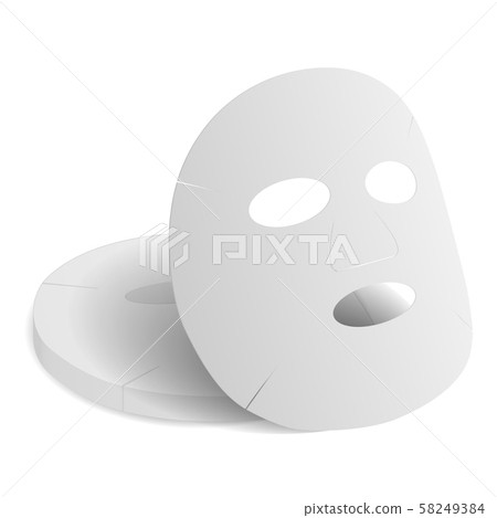 Face mask sheet. Beauty collagen product 3d mockup Face mask sheet. Beauty collagen product 3d mockup 58249384