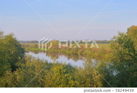 River at morning. 58249439