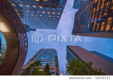 Tokyo cityscape in Japan Otemachi Station and Skyscraper Tokyo cityscape in Japan Otemachi Station and Skyscraper 58250115