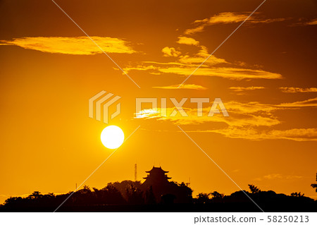 Asahi and Komakiyama Castle Kirin Castle Asahi and Komakiyama Castle Kirin Castle 58250213