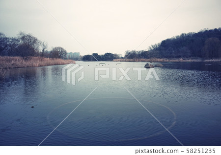 Ilsan Lake Park in Goyang-si, South Korea. The largest artificial lake park in the Orient. Ilsan Lake Park in Goyang-si, South Korea. The largest artificial lake park in the Orient. 58251235