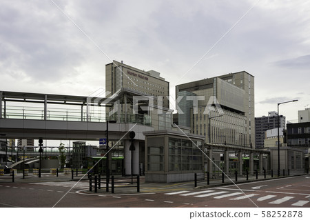 JR Takaoka Station, Kojo Park Exit (North Exit) Station Bus Stop, Takaoka City, Toyama Prefecture 58252878