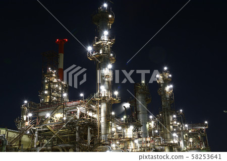 Yokkaichi Plant Night view 58253641