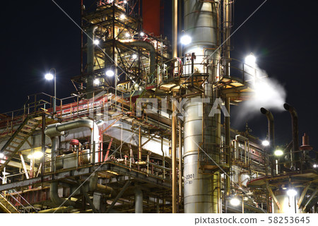 Yokkaichi Plant Night view 58253645