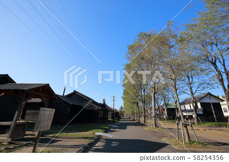 Hokkaido, Sapporo, Hokkaido's pioneering village in autumn Hokkaido, Sapporo, Hokkaido's pioneering village in autumn 58254356