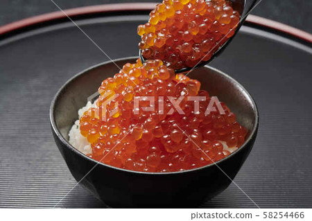 Fresh and delicious salmon roe 58254466