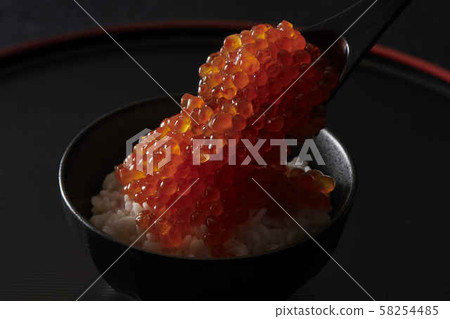 新鮮美味的鮭魚子 58254485