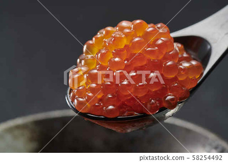 Fresh and delicious salmon roe 58254492