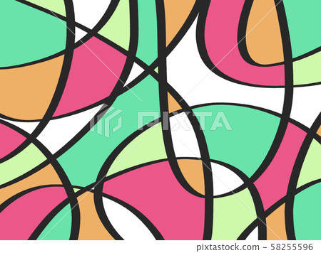 Abstract color pattern background, mosaic background 58255596