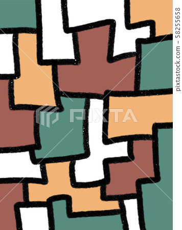 抽象顏色樣式背景，馬賽克背景 58255658