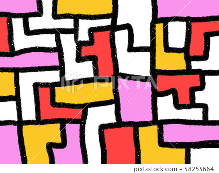 Abstract color pattern background, mosaic background 58255664