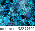 Abstract bubble background illustration 58255699