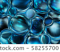 Abstract bubble background illustration 58255700