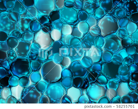 Abstract bubble background illustration 58255701