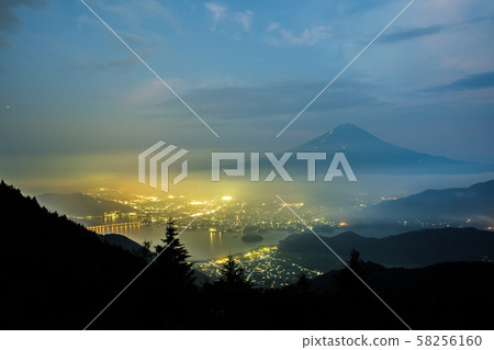 Fuji and night view 58256160