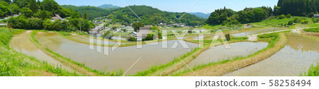Nose Town Hase Tanada/Early Summer "100 Selected Rice Terraces in Japan" "100 Selected Japanese Villages" Nose Town Hase Tanada/Early Summer "100 Selected Rice Terraces in Japan" "100 Selected Japanese Villages" 58258494