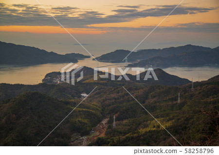 Asoake from the Setouchi From Noroyama Hochimaki Observatory 58258796