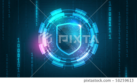Online data protection shield 58259613