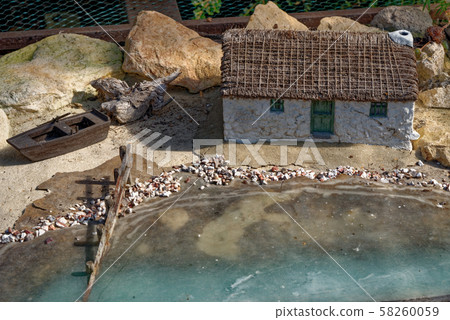 Famous Model Village in Bourton on the Water - UK Famous Model Village in Bourton on the Water - UK 58260059