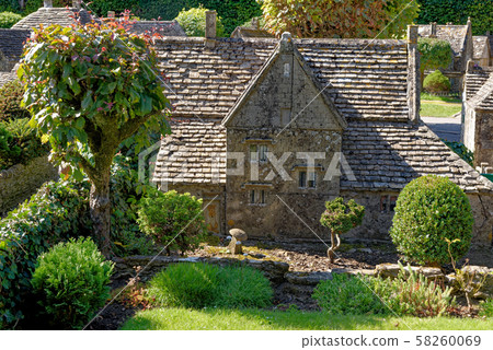 Famous Model Village in Bourton on the Water - UK Famous Model Village in Bourton on the Water - UK 58260069