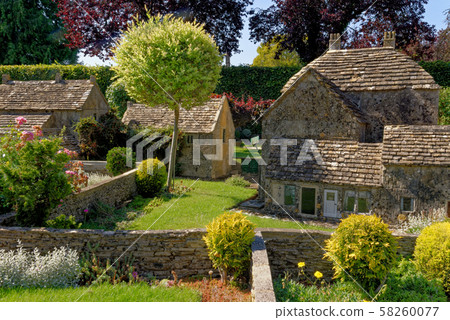 Famous Model Village in Bourton on the Water - UK Famous Model Village in Bourton on the Water - UK 58260077
