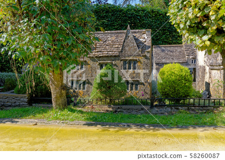Famous Model Village in Bourton on the Water - UK Famous Model Village in Bourton on the Water - UK 58260087