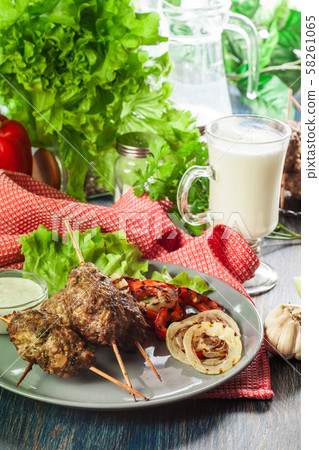 Tasty kofta kebab 58261065