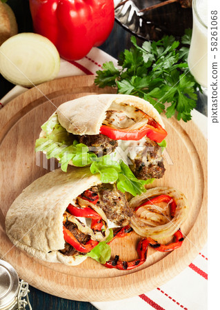 Tasty kofta kebab Tasty kofta kebab 58261068