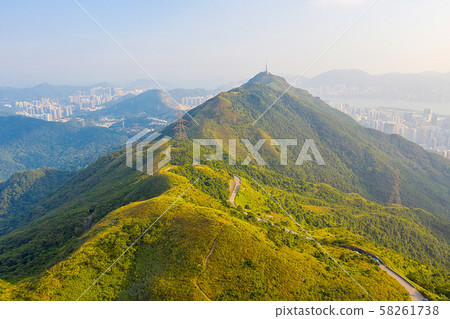 the Mountain of Kowloon Peak ,hong kong 58261738