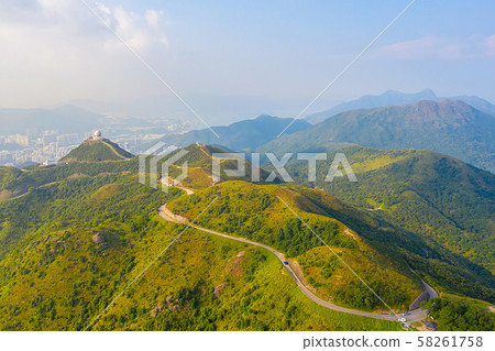 a Road Jat Incline at Kowloon peak, Hong kong a Road Jat Incline at Kowloon peak, Hong kong 58261758