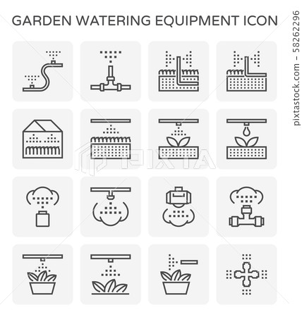 watering equipment icon 58262296
