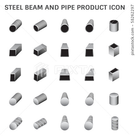 steel product icon 58262297