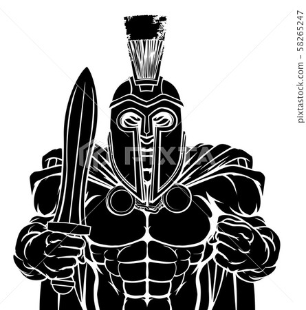 Spartan Trojan Sports Mascot Spartan Trojan Sports Mascot 58265247