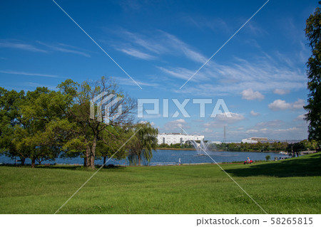 Sa玉縣K氣市九泉公園草坪廣場水上休閒公園 58265815