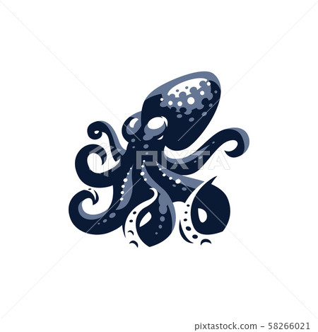 Sea octopus at the bottom of the sea 58266021