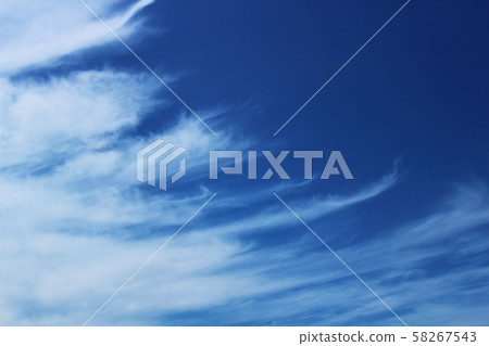 blue sky stratospheric clouds texture background 58267543
